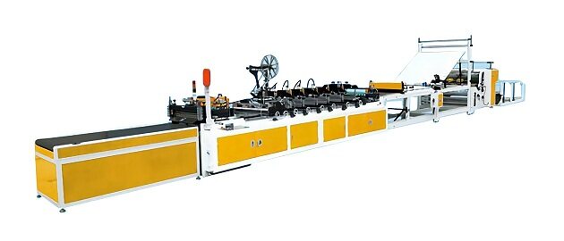 Three Seal Side Kraft Paper Air Bubble Film Mailer Machine