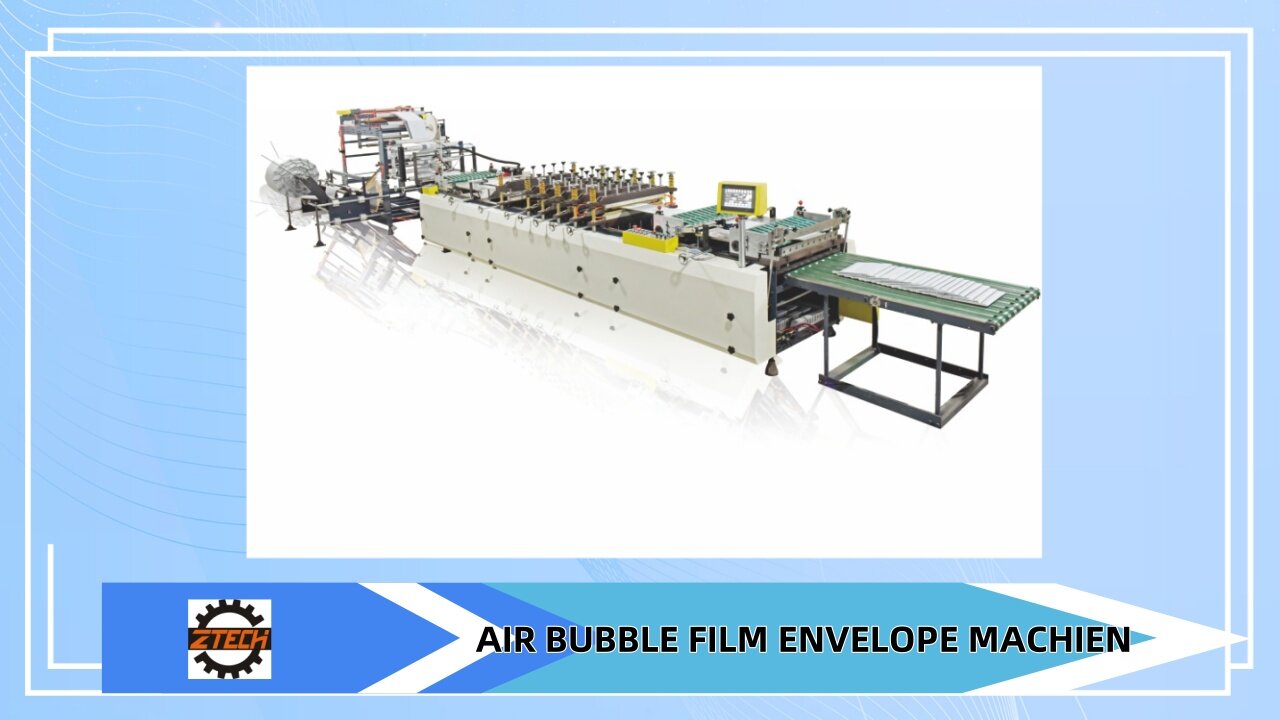 Bubble film envelope machine