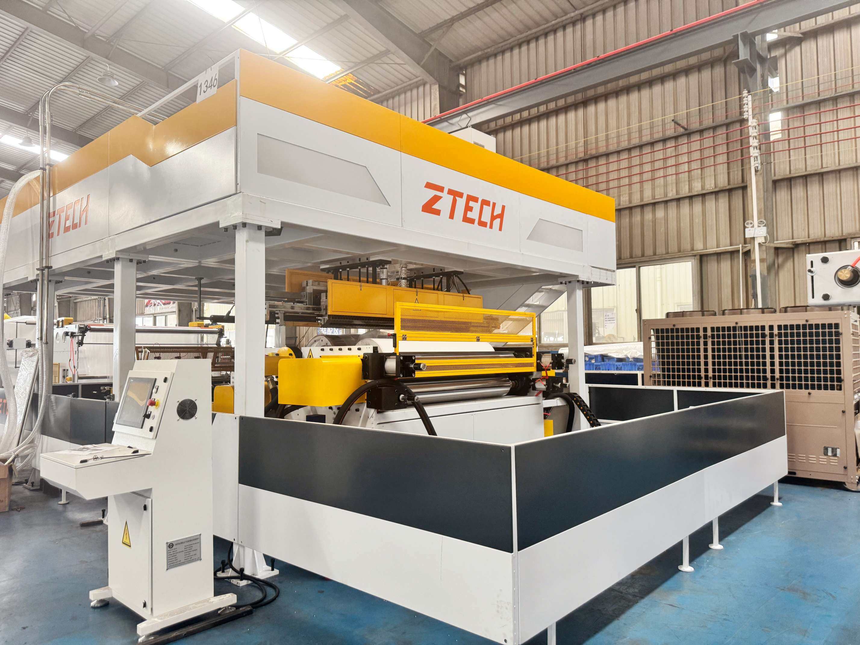 Proven at 85 m/min: ZTECH ZT160-2T Bubble Film Machine Wins Another Order